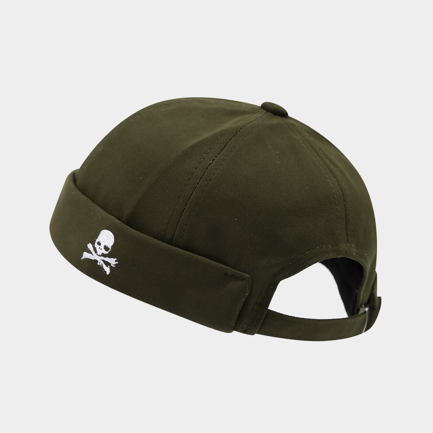 Embroidered Skull Pirate Flag Dad Hat, Washed Cotton Unisex Casual Cap, Adjustable Snapback for Mens Gifts, Animals-Themed Fashion Accessory Baseball Hat Classic Trucker Hat