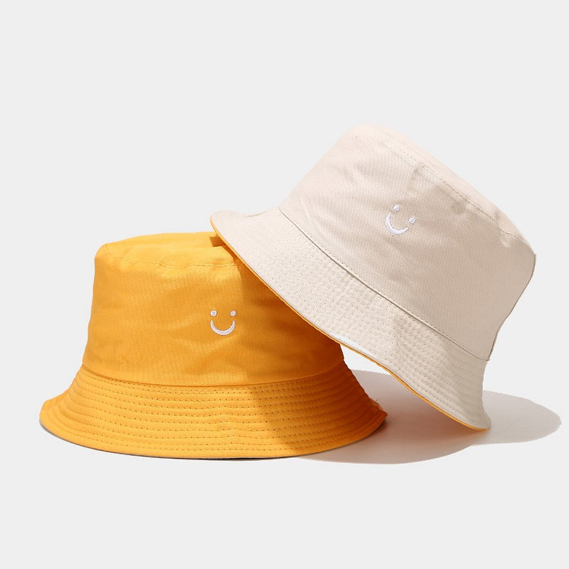 Malaxlx Unisex Bucket Hat Reversible Double-Side-Wear Sunscreen Hat UPF 50+ Cotton Polyester Lightweight Foldable for Men Women Teens Summer Outdoor Activities Straw Beach Hat, Casual Outdoor Hat