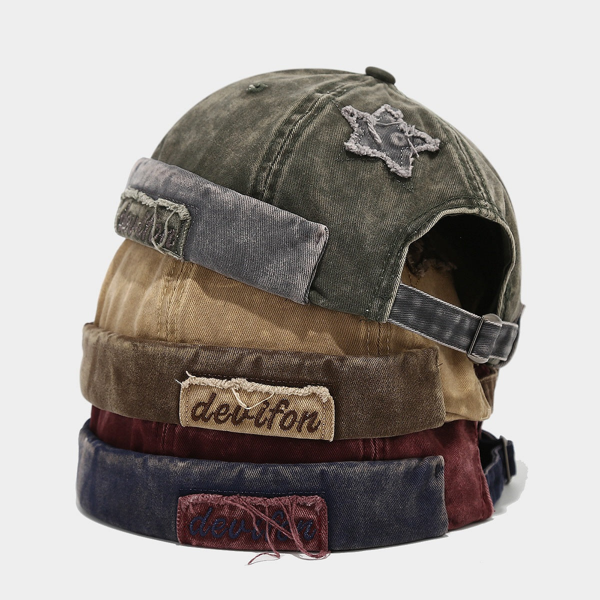 Men's Embroidered Hat - Adjustable Cotton Geometric Skull Cap, Sunproof Handcrafted Funny Clothes Accessory, for Casual Travel, Hiphop Dance, Fits Various Head Sizes (Spring & Autumn), Men's Accessories