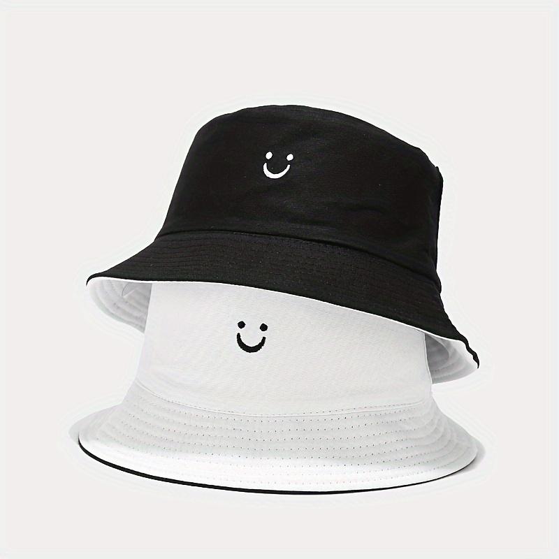 Malaxlx Unisex Bucket Hat Reversible Double-Side-Wear Sunscreen Hat UPF 50+ Cotton Polyester Lightweight Foldable for Men Women Teens Summer Outdoor Activities Straw Beach Hat, Casual Outdoor Hat