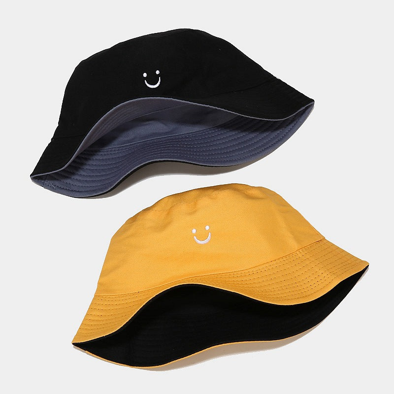 Malaxlx Unisex Bucket Hat Reversible Double-Side-Wear Sunscreen Hat UPF 50+ Cotton Polyester Lightweight Foldable for Men Women Teens Summer Outdoor Activities Straw Beach Hat, Casual Outdoor Hat