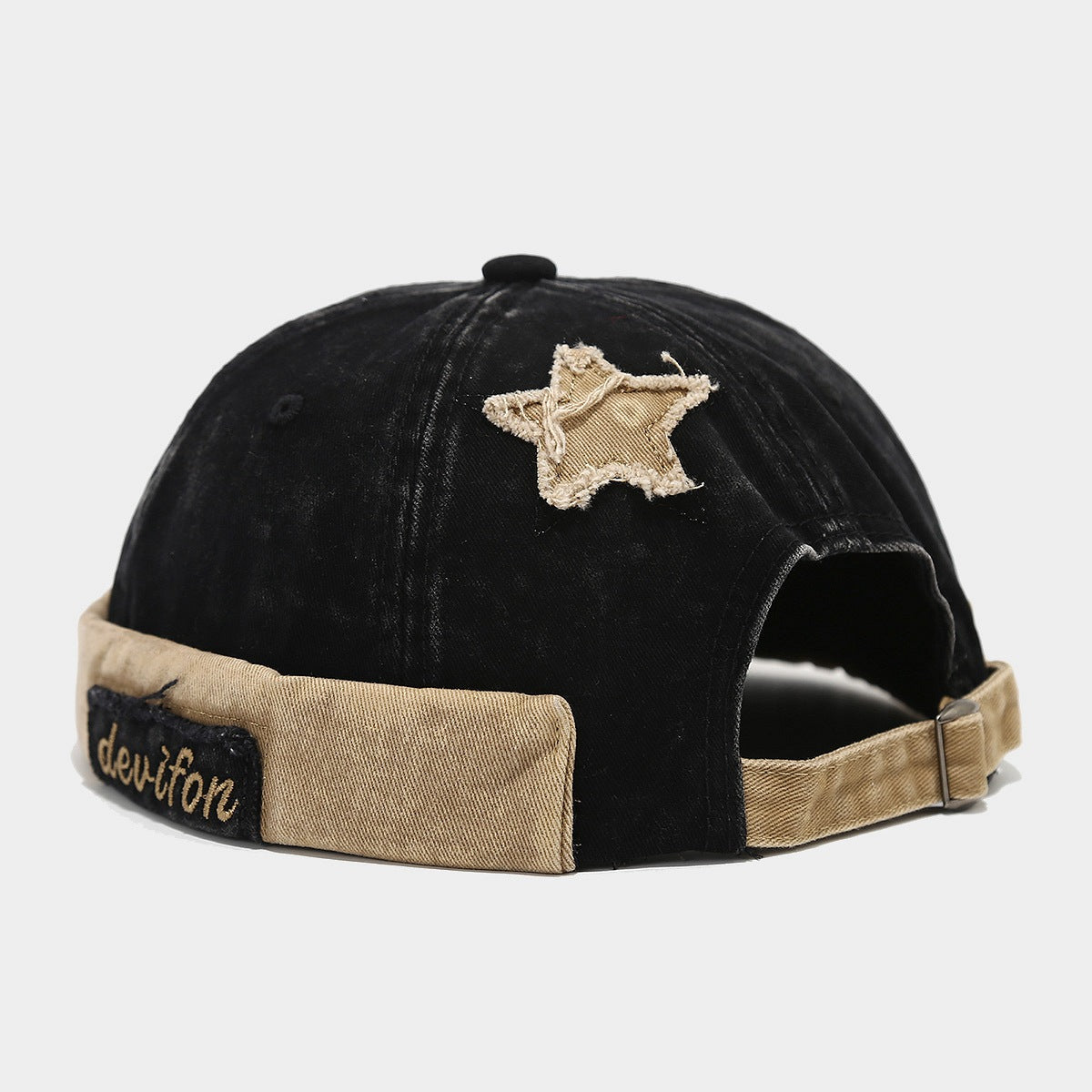 Men's Embroidered Hat - Adjustable Cotton Geometric Skull Cap, Sunproof Handcrafted Funny Clothes Accessory, for Casual Travel, Hiphop Dance, Fits Various Head Sizes (Spring & Autumn), Men's Accessories