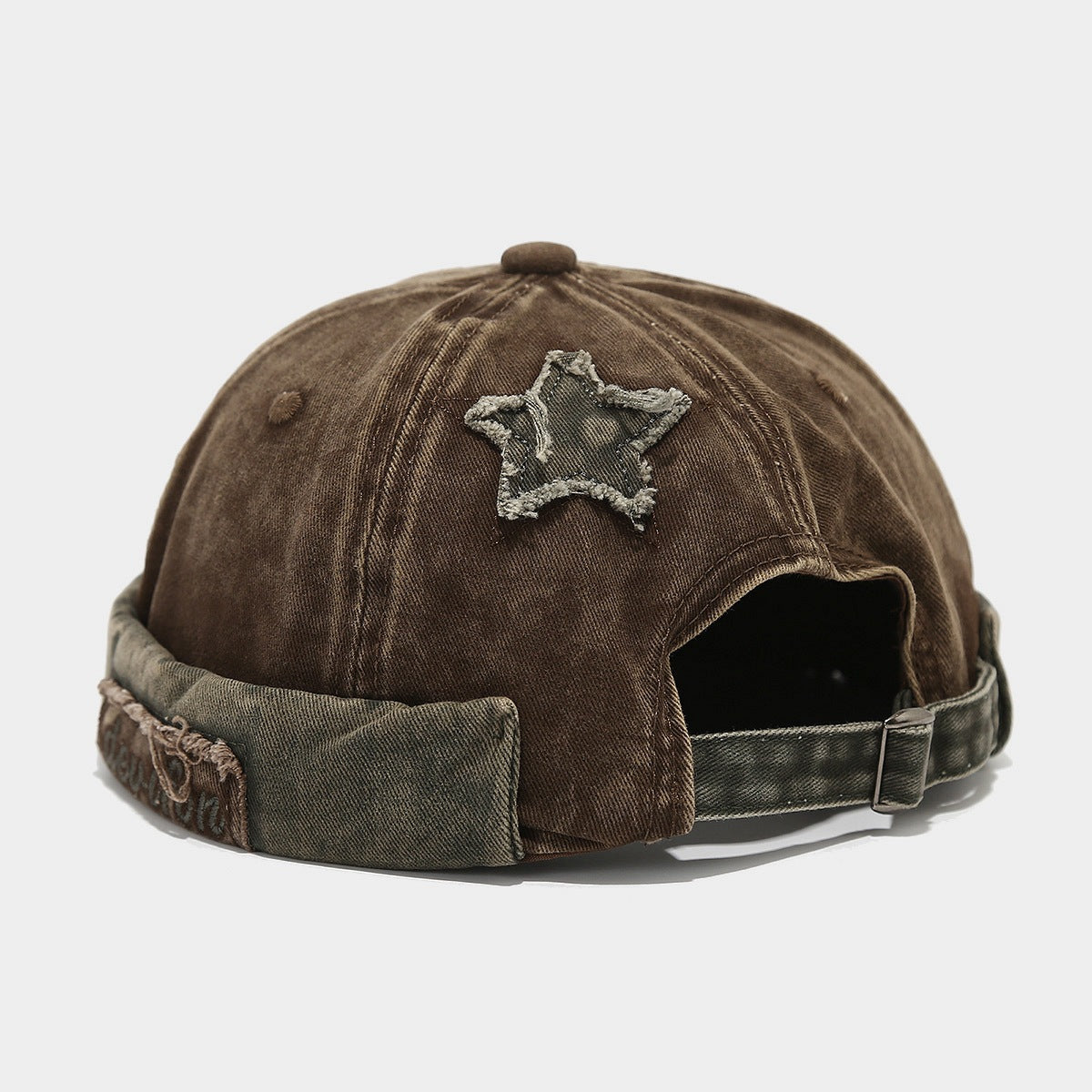 Men's Embroidered Hat - Adjustable Cotton Geometric Skull Cap, Sunproof Handcrafted Funny Clothes Accessory, for Casual Travel, Hiphop Dance, Fits Various Head Sizes (Spring & Autumn), Men's Accessories
