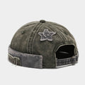Men's Embroidered Hat - Adjustable Cotton Geometric Skull Cap, Sunproof Handcrafted Funny Clothes Accessory, for Casual Travel, Hiphop Dance, Fits Various Head Sizes (Spring & Autumn), Men's Accessories