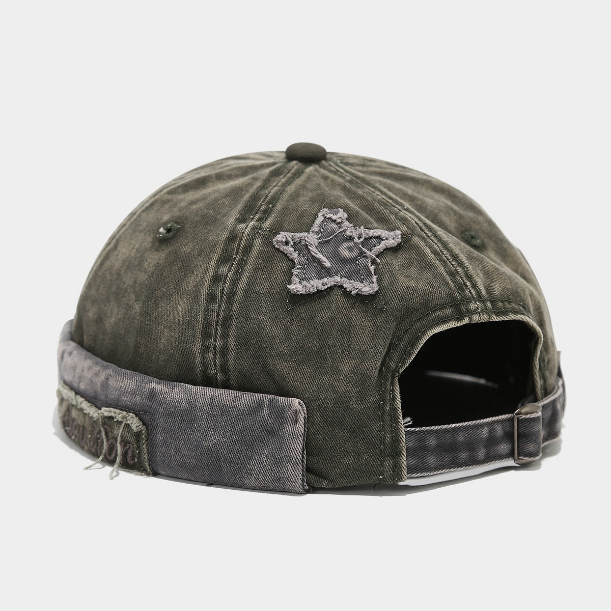 Men's Embroidered Hat - Adjustable Cotton Geometric Skull Cap, Sunproof Handcrafted Funny Clothes Accessory, for Casual Travel, Hiphop Dance, Fits Various Head Sizes (Spring & Autumn), Men's Accessories