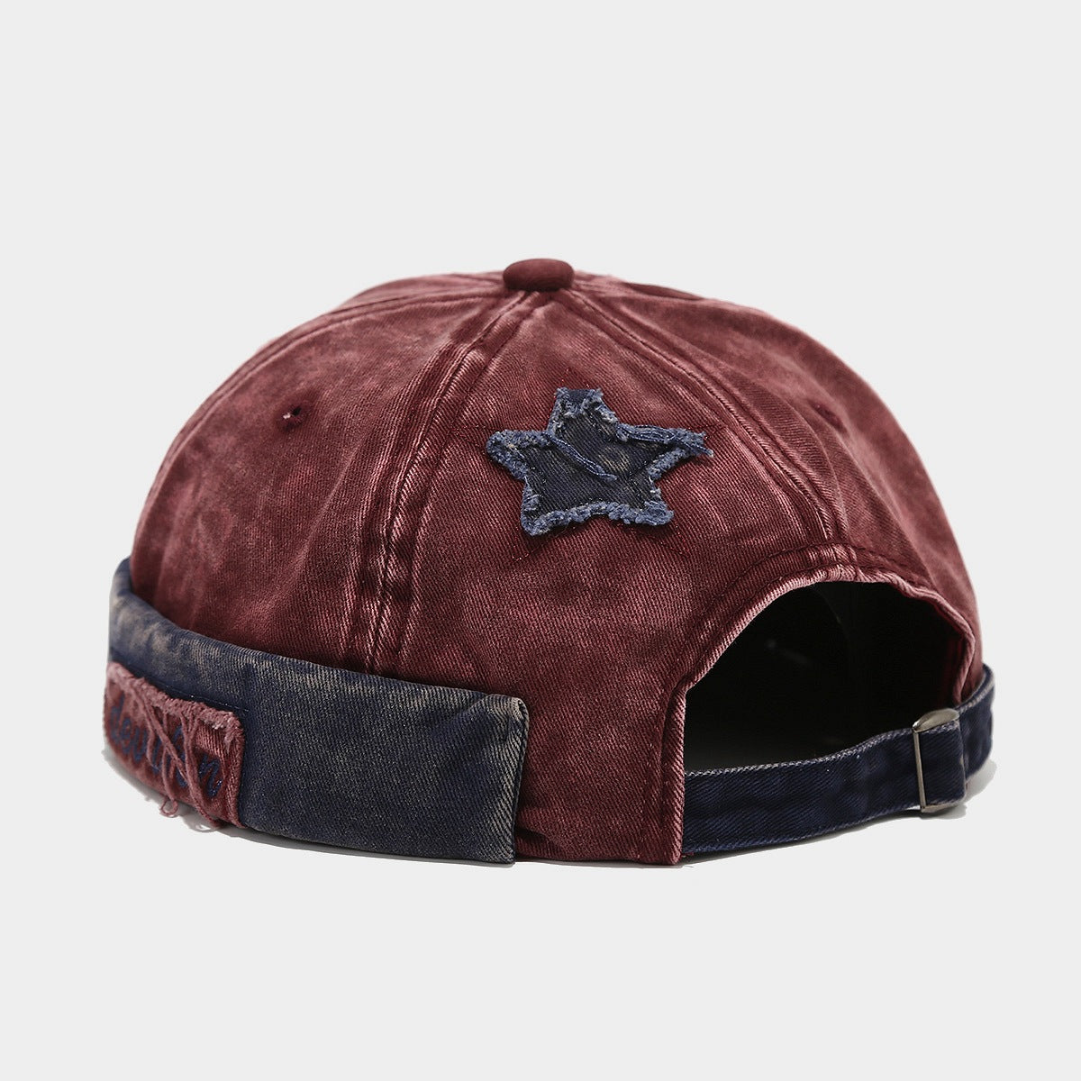 Men's Embroidered Hat - Adjustable Cotton Geometric Skull Cap, Sunproof Handcrafted Funny Clothes Accessory, for Casual Travel, Hiphop Dance, Fits Various Head Sizes (Spring & Autumn), Men's Accessories