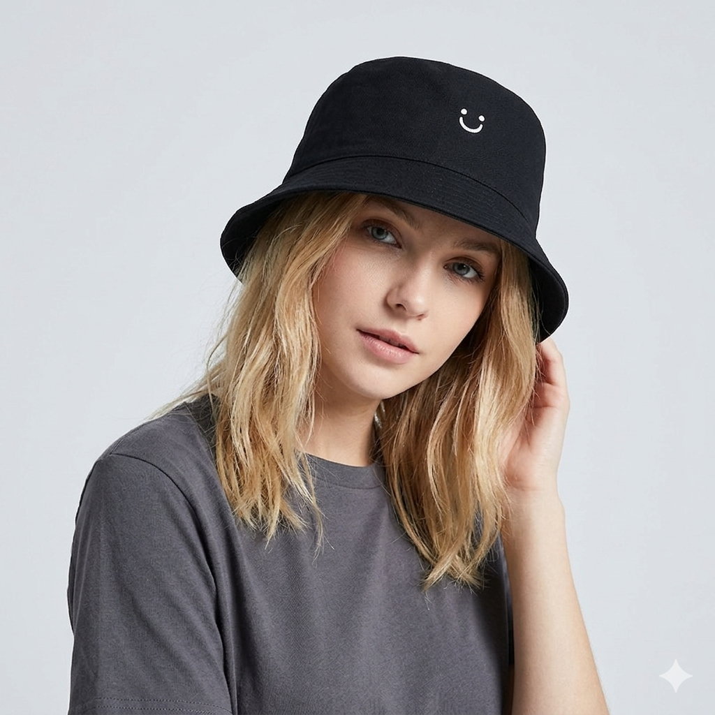 Malaxlx Unisex Bucket Hat Reversible Double-Side-Wear Sunscreen Hat UPF 50+ Cotton Polyester Lightweight Foldable for Men Women Teens Summer Outdoor Activities Straw Beach Hat, Casual Outdoor Hat