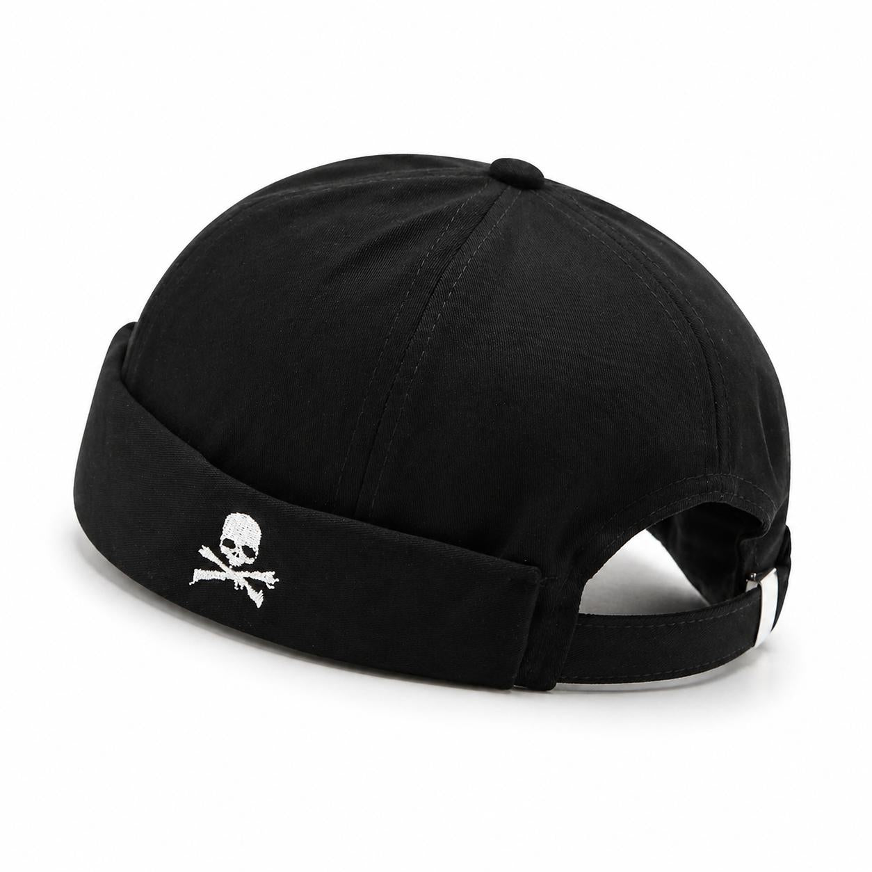 Embroidered Skull Pirate Flag Dad Hat, Washed Cotton Unisex Casual Cap, Adjustable Snapback for Mens Gifts, Animals-Themed Fashion Accessory Baseball Hat Classic Trucker Hat